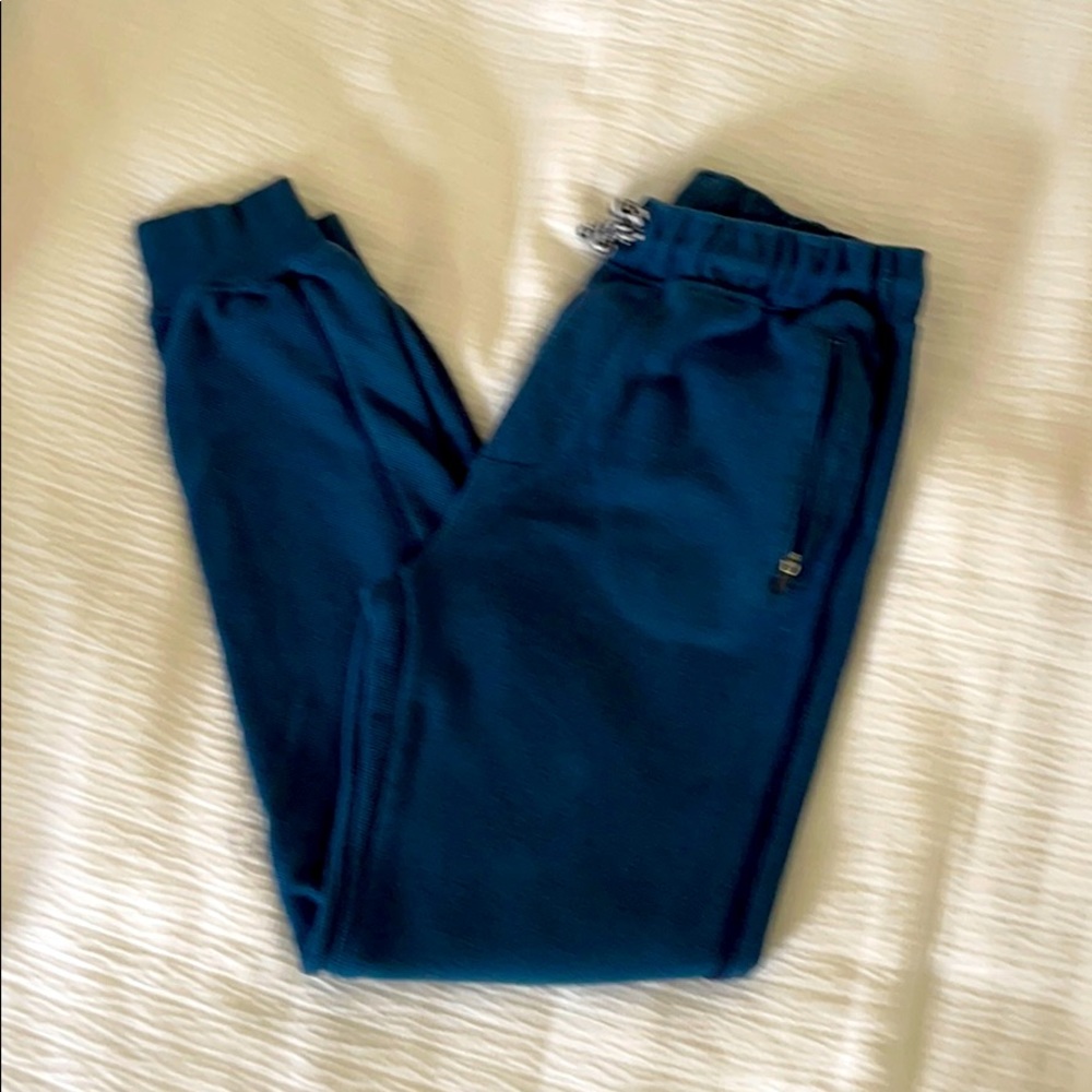 Joggers jean like blue.